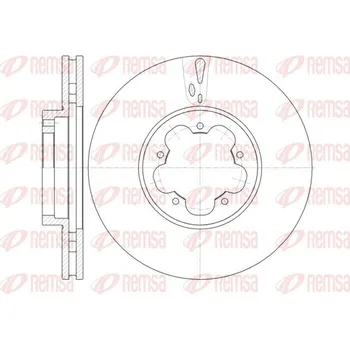 Brzdový kotouč Brzdový kotouč REMSA 61022.10