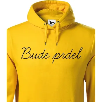 Pánská mikina Pánska mikina Bude prdel, Barva Žlutá, Velikost L, Canvas Pánská mikina Bezvatriko.cz 0678
