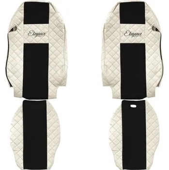 Potah sedadla Potahy sedadel ELEGANCE - pro vozidla MERCEDES ACTROS MP 2 HNĚDÁ/ŠAMPAŇ