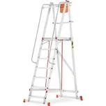 Higher hliníkový skladový žebřík 7 stupňů 81PRO S-8106