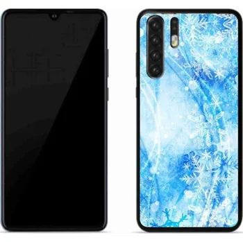 Pouzdro na mobilní telefon Gelový kryt mmCase na mobil Huawei P30 Pro - sněhové vločky