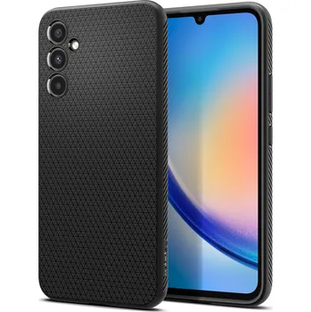 Pouzdro na mobilní telefon Spigen Liquid Air pro Samsung Galaxy A34 5G černé