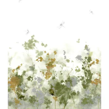 Fototapeta Vliesová fototapeta zelená, šedá, hnědá, rostliny rozměr 212 x 265 cm / vliesové fototapety na zeď Magic Walls 360936 Rasch