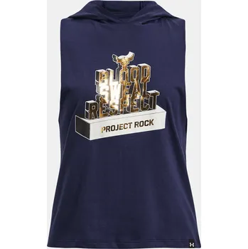 Dívčí mikina Dívčí mikina Under Armour Pjt Rock G Hooded SL Q3 1380743-410 Modrá YSM