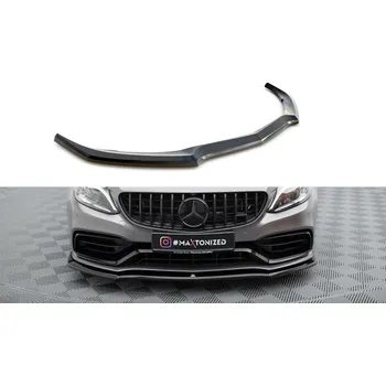 Nárazník Spojler pod nárazník lipa V.1 Mercedes-AMG C63 Sedan / Estate W205 Facelift černý lesklý plast