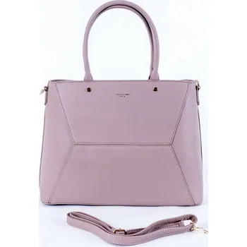 Kabelka Velká kabelka do ruky David Jones 7009 starorůžová na formát A4