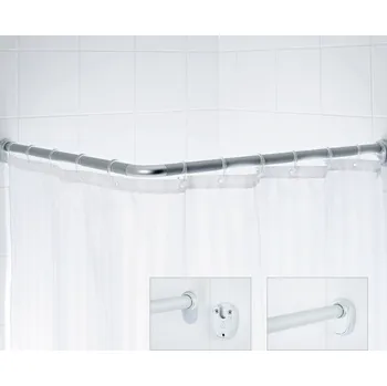 Sprchový závěs Ridder 59100 Tyč pro sprchový závěs, rohová - chrom