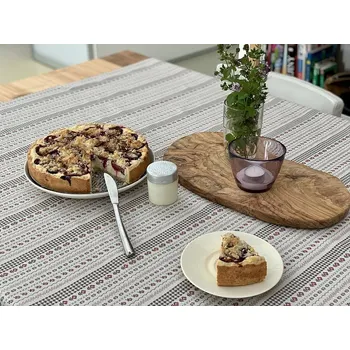 Šála BYTEMA Ubrus a šál TOSCANA VALERY RIGA PRUH BORDO 45 x 138 cm