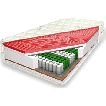 Matrace Eureka Taštičková matrace „NEPTUN” 22 cm (Aloe Vera) 120 x 200 Bílá taštičkové