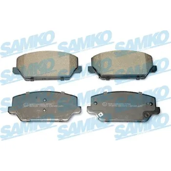 Brzdová destička Sada brzdových destiček, kotoučová brzda SAMKO 5SP2165