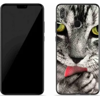 Pouzdro na mobilní telefon Gelové pouzdro mmCase na mobil Honor 8X - zelené kočičí oči