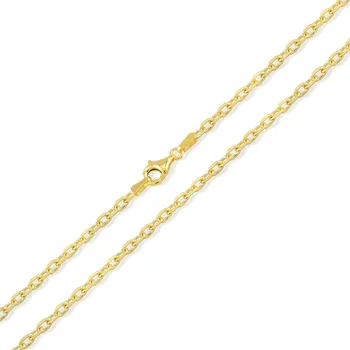 Řetízek Lillian Vassago Zlatý unisex řetízek typu Anker, plný LLV31-GCH087 Barva zlata: Žlutá, Délka řetízku: 60 cm