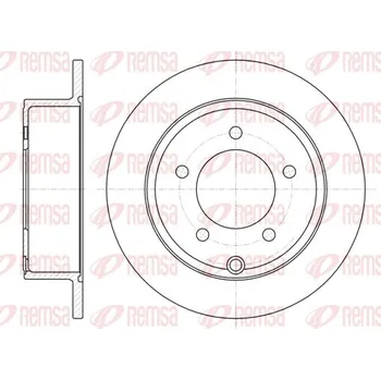 Brzdový kotouč Brzdový kotouč REMSA 61025.00