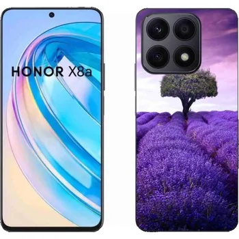 Pouzdro na mobilní telefon Gelový kryt mmCase na mobil Honor X8a - levandulová louka