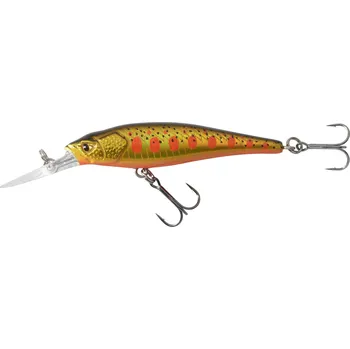 Umělá nástraha CAPERLAN Wobler Jerkbait / Deep Minnow WXM MNWDD 50 SP Yamame Orange ORANŽOVÁ|ČERNÁ|ŽLUTÁ