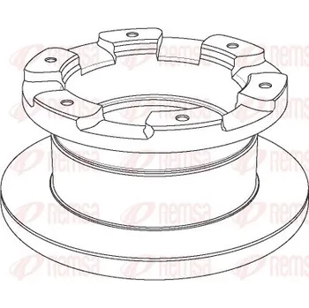 Brzdový kotouč Brzdový kotouč REMSA NCA1181.10