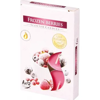 Svíčka Bispol Svíčka čajová MRAŽENÉ OVOCE vonná 6ks