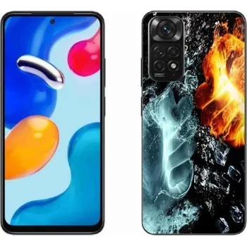 Pouzdro na mobilní telefon Gelový kryt mmCase na mobil Xiaomi Redmi Note 11S 4G - voda a oheň