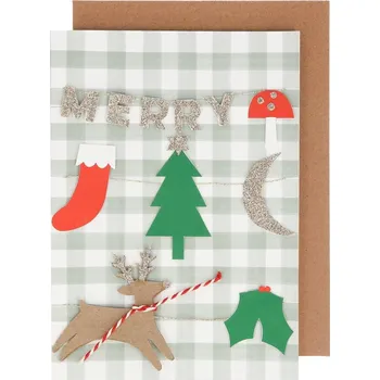 Vánoční přání Merry Christmas – Meri Meri ID_1563374