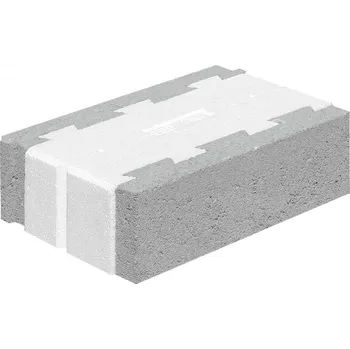 Tepelná izolace Tvárnice TOL+S V400/Lep96 (1/2) - věncová 1/2 - obvodová tepelně izolační