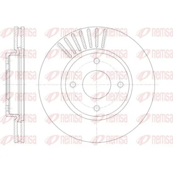 Brzdový kotouč Brzdový kotouč REMSA 61410.10