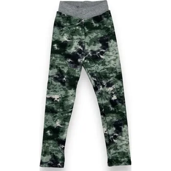 Dětská móda Dívčí zateplené legíny HAYA Barva: Zelená, Velikost: 98/104