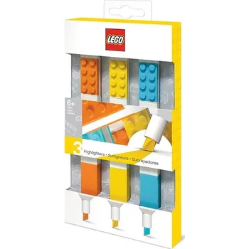 Stavebnice LEGO LEGO Stationery LEGO Zvýrazňovače, mix barev - 3 ks