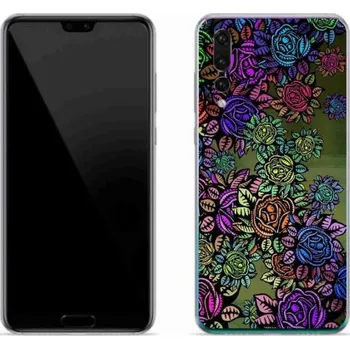 Pouzdro na mobilní telefon Gelový kryt mmCase na mobil Huawei P20 Pro - květiny 6