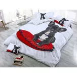 XPOSE® 3D povlečení BULDOČEK 140x200 cm, 70x90 cm, 3D + Prodloužená možnost vrácení zboží do 50 dnů