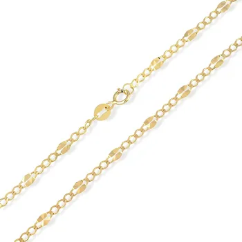 Řetízek Lillian Vassago Zlatý unisex řetízek Pancer, plný LLV31-GCH042 Barva zlata: Žlutá, Délka řetízku: 45 cm