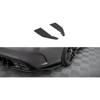 Tuning Splittery zadní boční Street Pro Mercedes-AMG C63 Sedan / Estate W205 Facelift černo červené