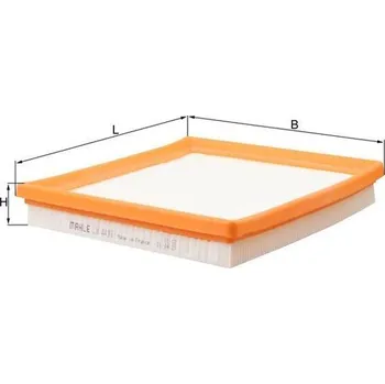 Filtr do auta Vzduchový filtr MAHLE LX 4418