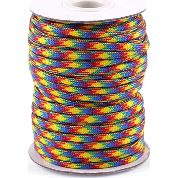 Šňůrka padáková 310230/7, multicolored (vícebarevná), průměr 4mm (šňůra na metry)