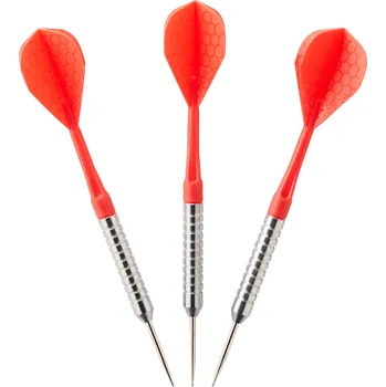 Šipka CANAVERAL 3 šipky s ocelovým hrotem T100 červené ČERVENÁ