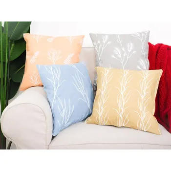 Dekorativní polštářek XPOSE® Set povlaků na polštář LINA 40x40 cm - set 4ks, Bavlna + Prodloužená možnost vrácení zboží do 50 dnů