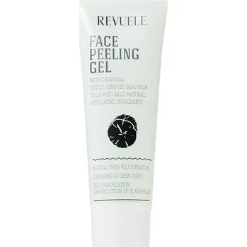 Revuele Face Peeling Gel Charcoal čisticí peeling s aktivním uhlím 80 ml