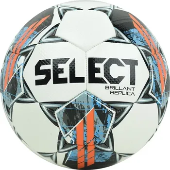 Fotbalový míč Select Brillant Replica 22 bílý/oranžový/modrý 4