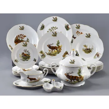 Talíř Jídelní souprava 25 dílná - Myslivec