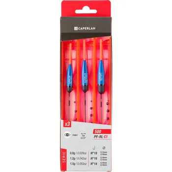 CAPERLAN Sada 3 návazců na rybolov na plavanou RL500 C1 0,8 g / 1,2 g / 1,5 g
