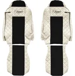 Potahy sedadel ELEGANCE - IVECO STRALIS, STRALIS II 01.13- ČERVENÁ