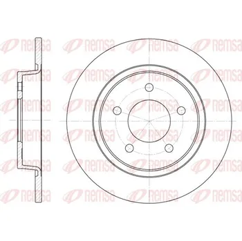 Brzdový kotouč Brzdový kotouč REMSA 6880.00