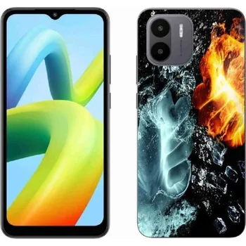 Pouzdro na mobilní telefon Gelový kryt mmCase na mobil Xiaomi Redmi A1/Redmi A2 - voda a oheň