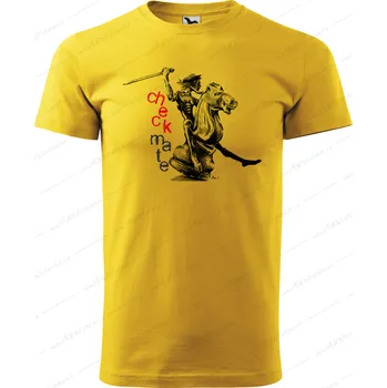 Tričko - Checkmate Barva: Žlutá, Velikost: 122 cm/6 let, Střih: Pánské