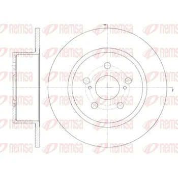 Brzdový kotouč Brzdový kotouč REMSA 6878.00