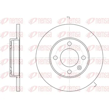 Brzdový kotouč Brzdový kotouč REMSA 6088.01