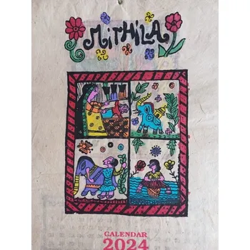 Kalendář nepálský kalendář 2024 - Mithila