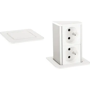 Elektrická zásuvka STRONG PowerUp elektrická zásuvka, 2x230V, Bílá 477463 + sleva 5% po přihlášení