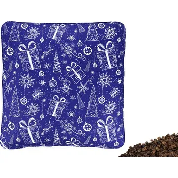 Polštář VFstyle Pohankový polštář Gifts modré Rozměr: 40 x 40 cm