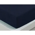 XPOSE® Froté prostěradlo Exclusive - tmavě modré 200x220 cm, Froté + Prodloužená možnost vrácení zboží do 50 dnů