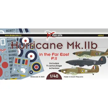 Plastikový model 1/48 H.Hurricane Mk.IIb Far East (9x camo) Part 2